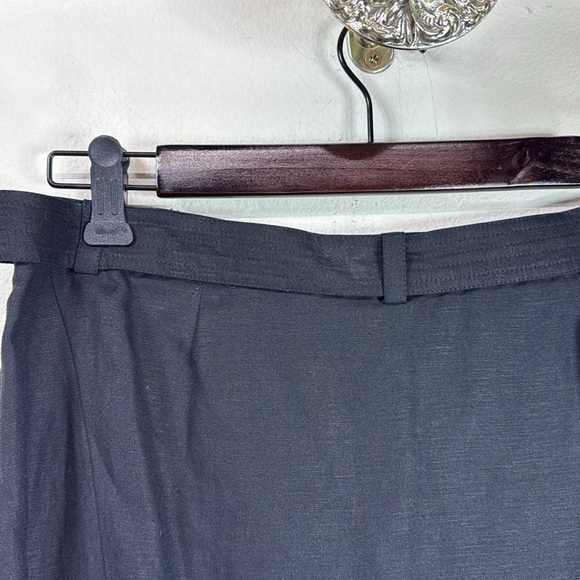 (H1)Jillian Jones Women's Asymmetrical Maxi Skirt,Black,Vintage Line Blend,Sz 14 - Picture 5 of 11